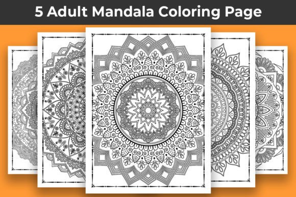 05 Adult Mandala: Graphics & Coloring Pages Amp