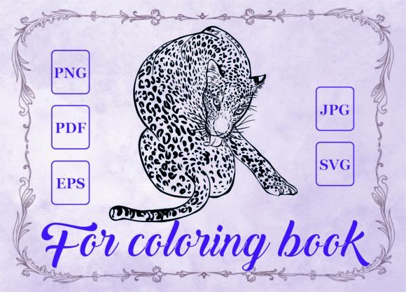 Cheetah Animals Coloring Pages & Graphics