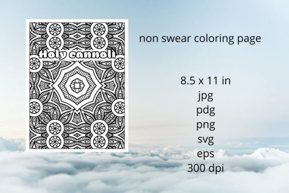 Holy Cannoli Coloring Page Graphics & Coloring Pages Amp