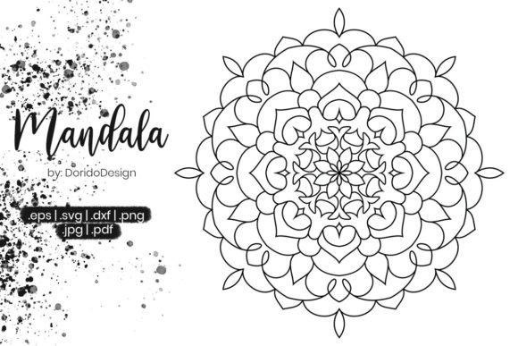 Mandala Coloring Page Vol.013 Graphics & Coloring Pages Amp