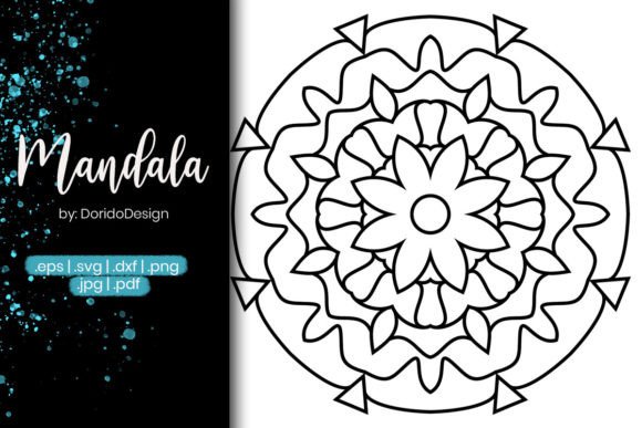 Mandala Coloring Page Vol.66: Graphics & Coloring Pages Amp
