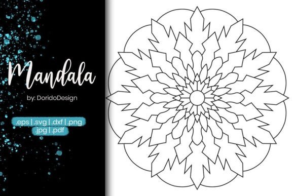 Mandala Coloring Page Vol.8: Graphics for Coloring Pages Amp
