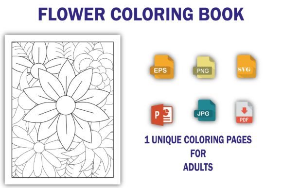 Mehndi Flower Graphics for Coloring Pages Amp