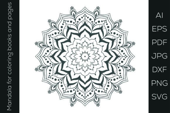 Round Mandala Vol. 41: Graphics & Coloring Pages Amp Review