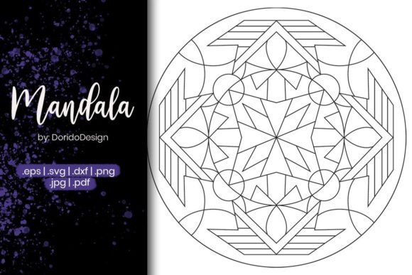 Tibetan Mandala Coloring Page Vol.16